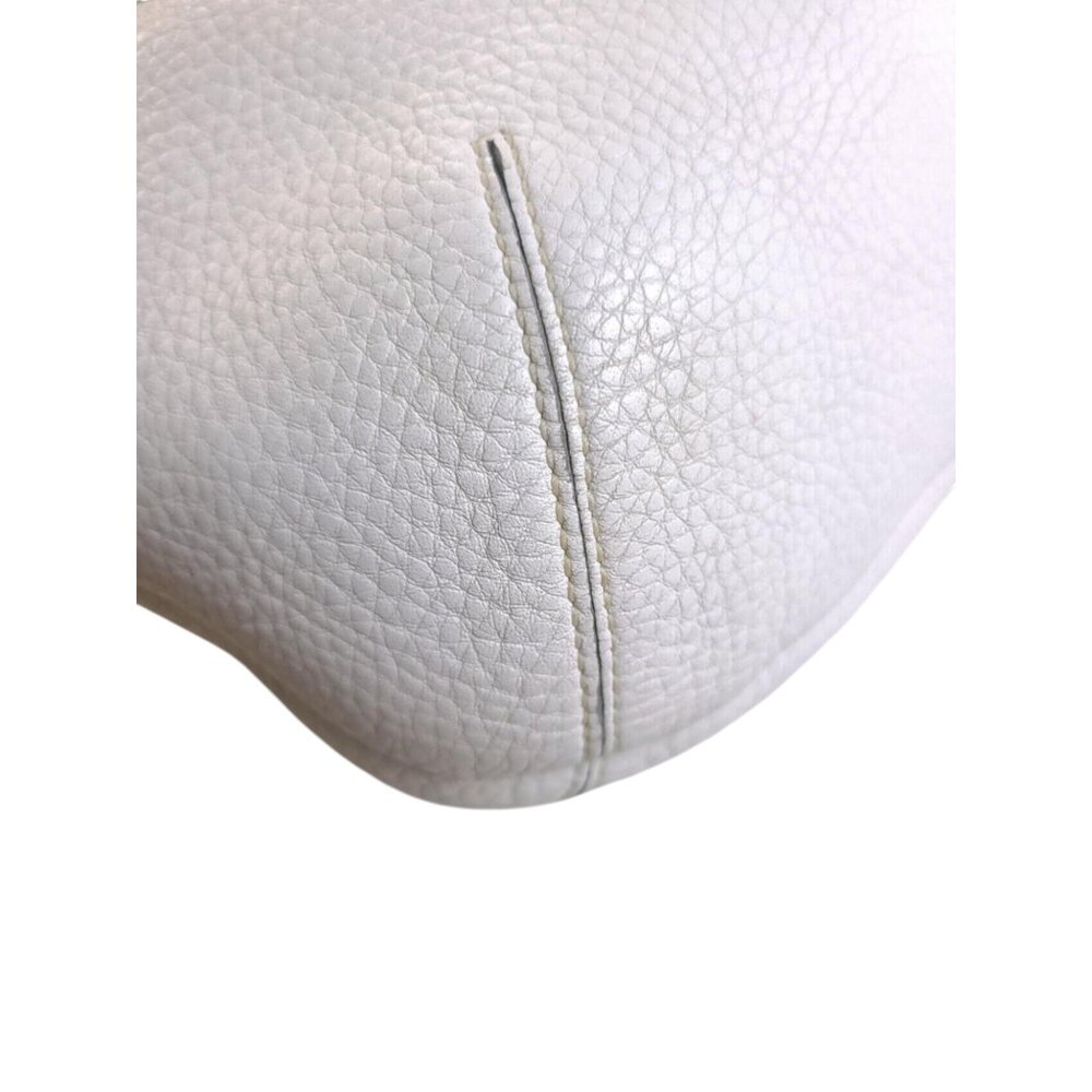 COACH ERGO Pebbled Leather Bag Ivory Y2K - Picture 5 of 8